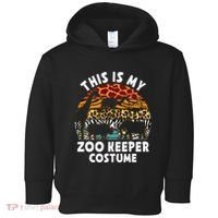 This Is My Zoo Keeper Costume Zoo Garden Animal Lover Keeper Toddler Hoodie thumb 0
