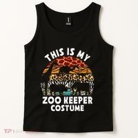 This Is My Zoo Keeper Costume Zoo Garden Animal Lover Keeper Tank Top thumb 2
