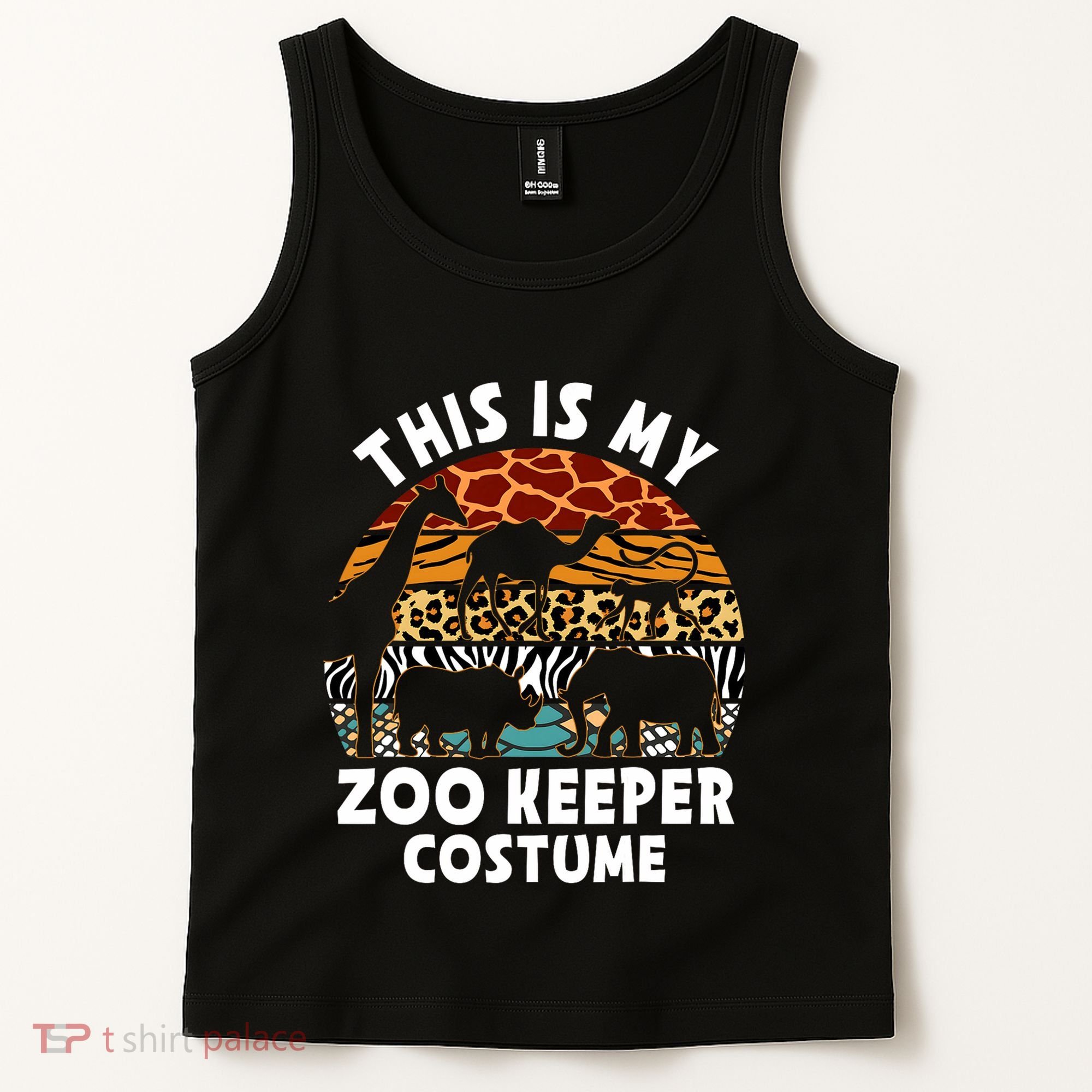 This Is My Zoo Keeper Costume Zoo Garden Animal Lover Keeper Tank Top
