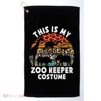 This Is My Zoo Keeper Costume Zoo Garden Animal Lover Keeper Golf Towel thumb 0