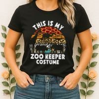 This Is My Zoo Keeper Costume Zoo Garden Animal Lover Keeper Women's T-Shirt thumb 2