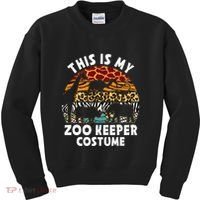 This Is My Zoo Keeper Costume Zoo Garden Animal Lover Keeper Kids Sweatshirt thumb 0