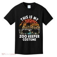 This Is My Zoo Keeper Costume Zoo Garden Animal Lover Keeper Kids T-Shirt thumb 0