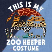 This Is My Zoo Keeper Costume Zoo Garden Animal Lover Keeper Raglan Baseball Sleeve Shirt thumb 2