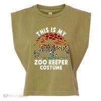This Is My Zoo Keeper Costume Zoo Garden Animal Lover Keeper Garment-Dyed Women's Muscle Tee thumb 0
