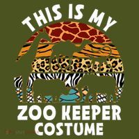 This Is My Zoo Keeper Costume Zoo Garden Animal Lover Keeper The Baniff Cuffed Pom Beanie thumb 2