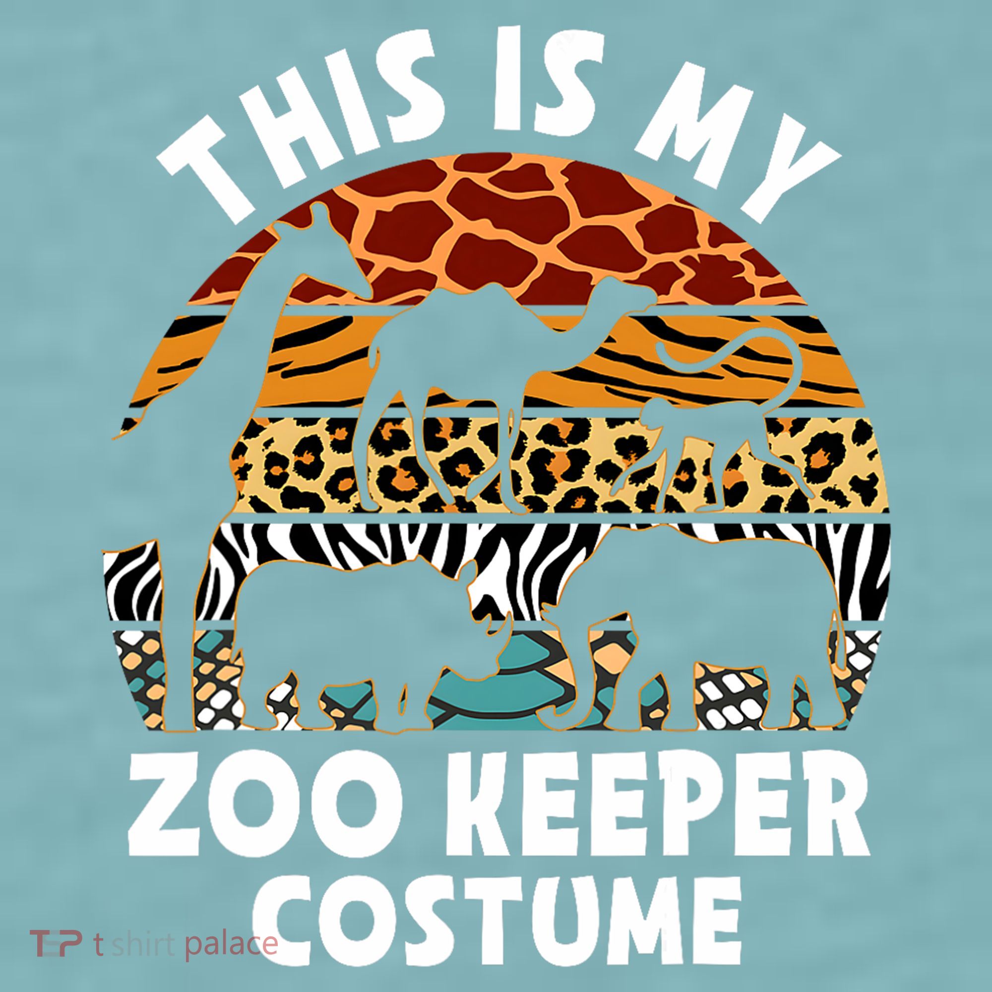 This Is My Zoo Keeper Costume Zoo Garden Animal Lover Keeper Sueded Cloud Jersey T-Shirt