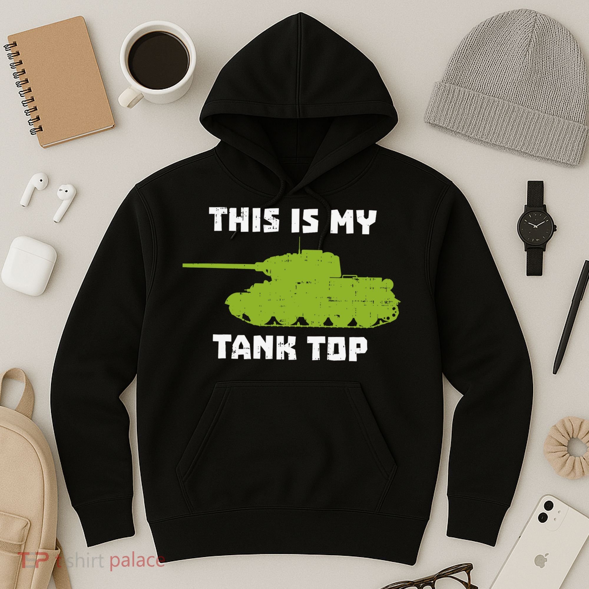 This Is My Tank Top Funny Military Army Hoodie