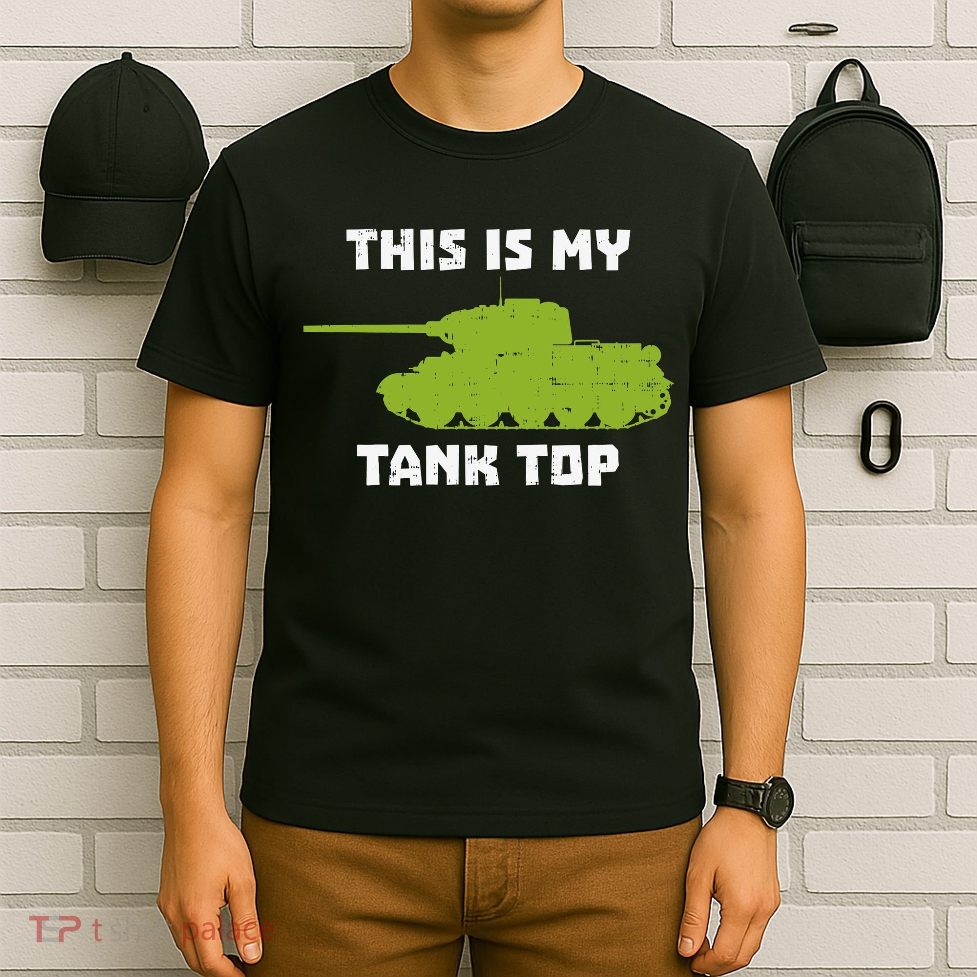 This Is My Tank Top Funny Military Army T-Shirt