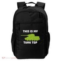 This Is My Tank Top Funny Military Army Backpack thumb 0
