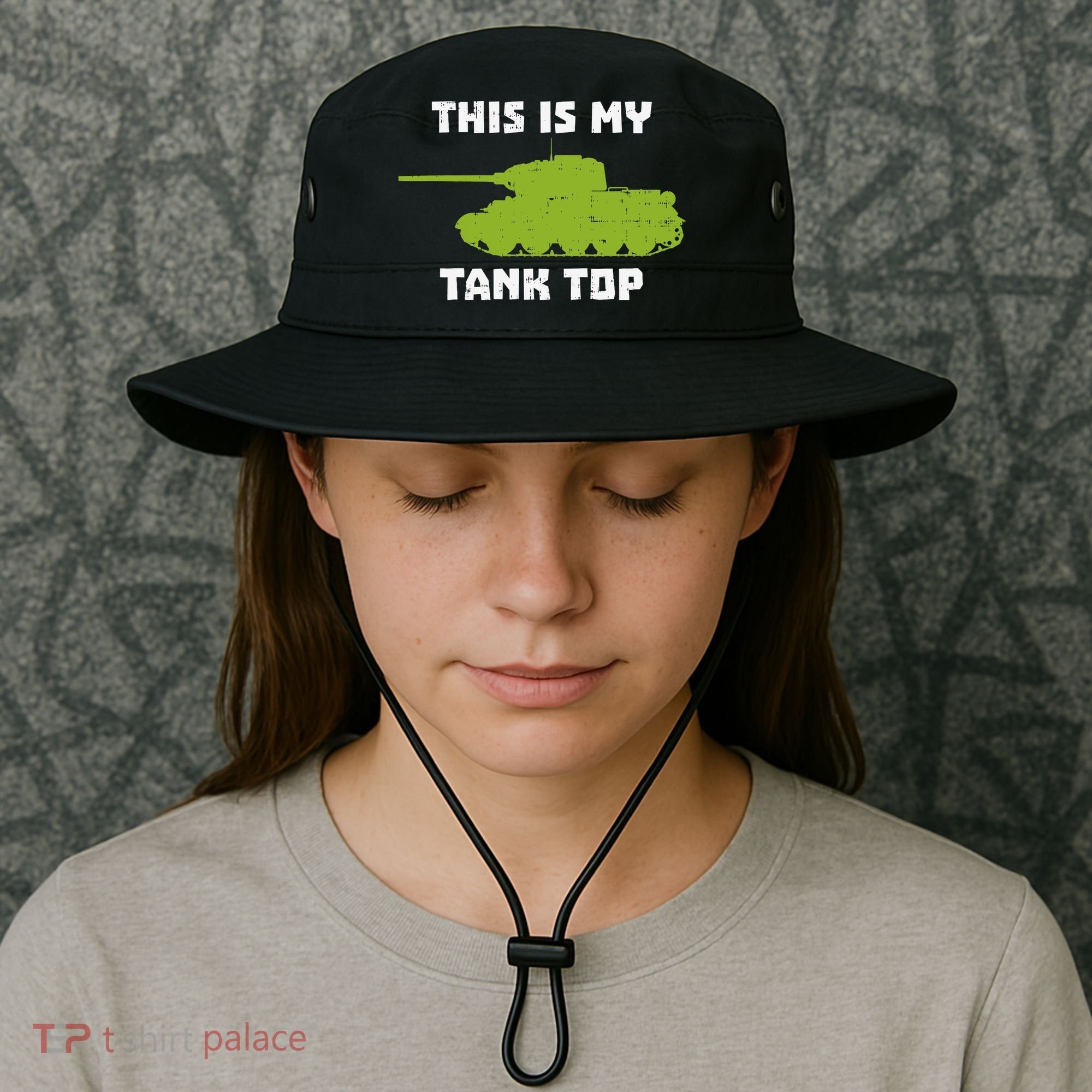 This Is My Tank Top Funny Military Army Bucket Hat
