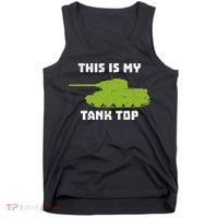 This Is My Tank Top Funny Military Army Tank Top thumb 0