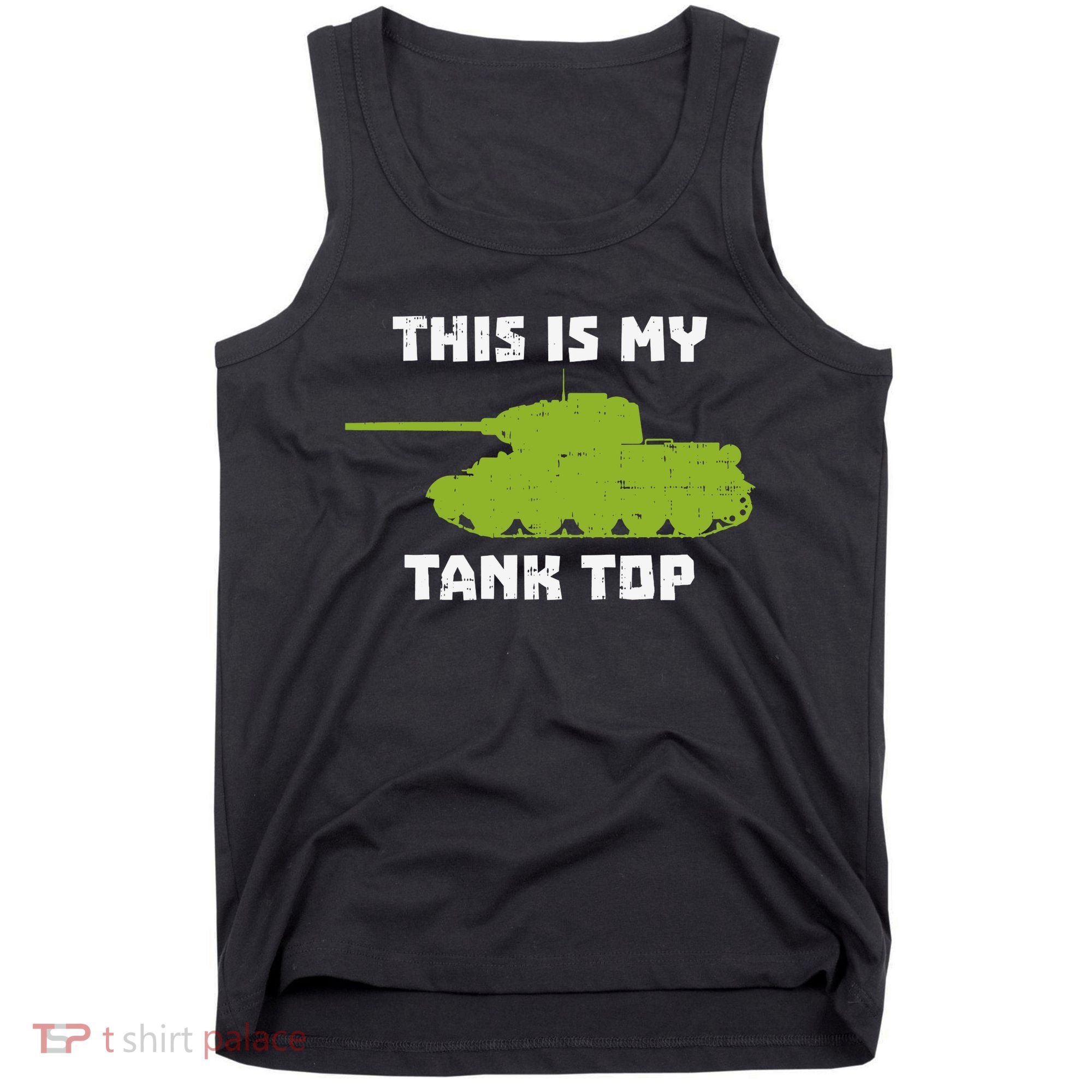 This Is My Tank Top Funny Military Army Tank Top