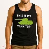 This Is My Tank Top Funny Military Army Tank Top thumb 3
