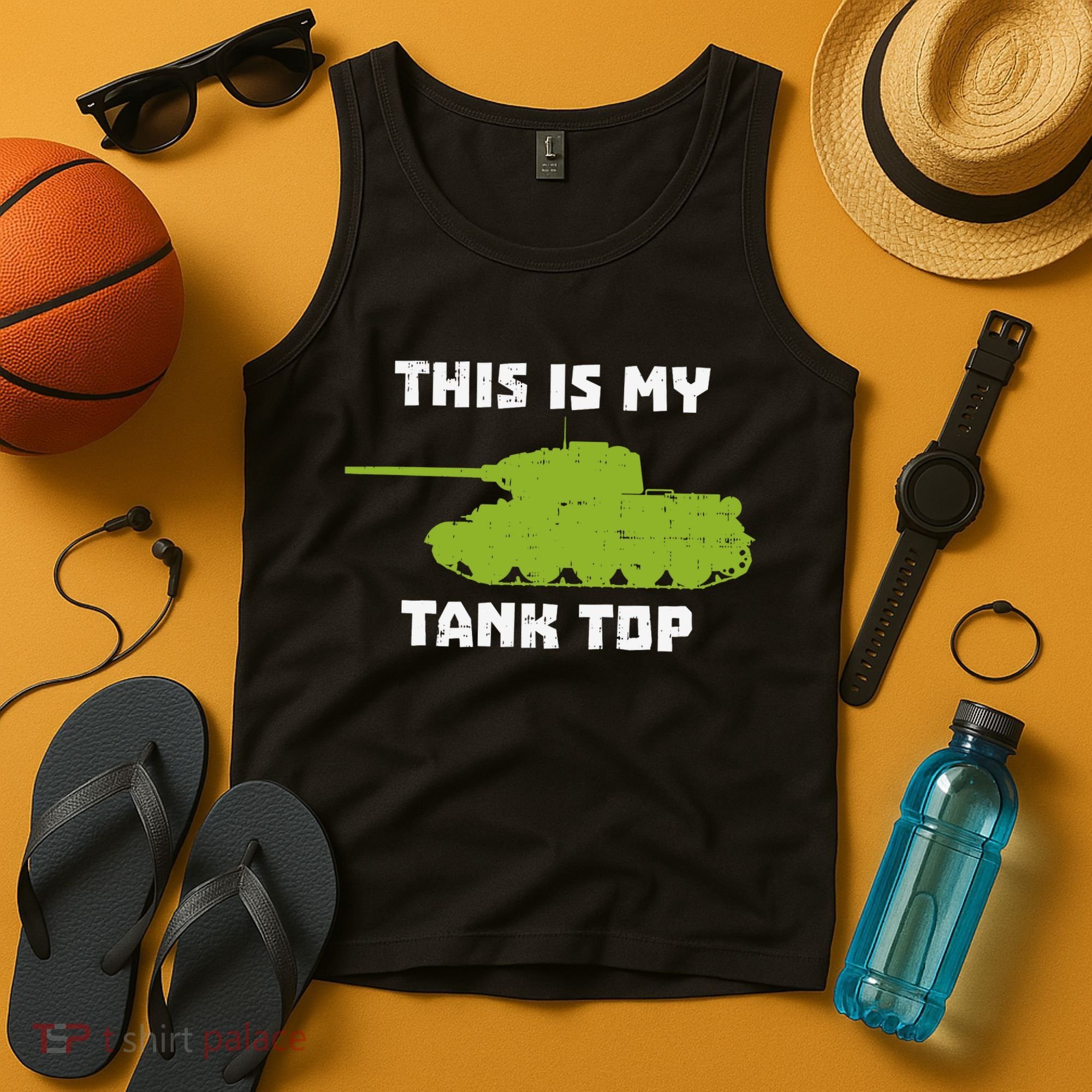 This Is My Tank Top Funny Military Army Tank Top