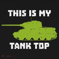 This Is My Tank Top Funny Military Army Visor thumb 3