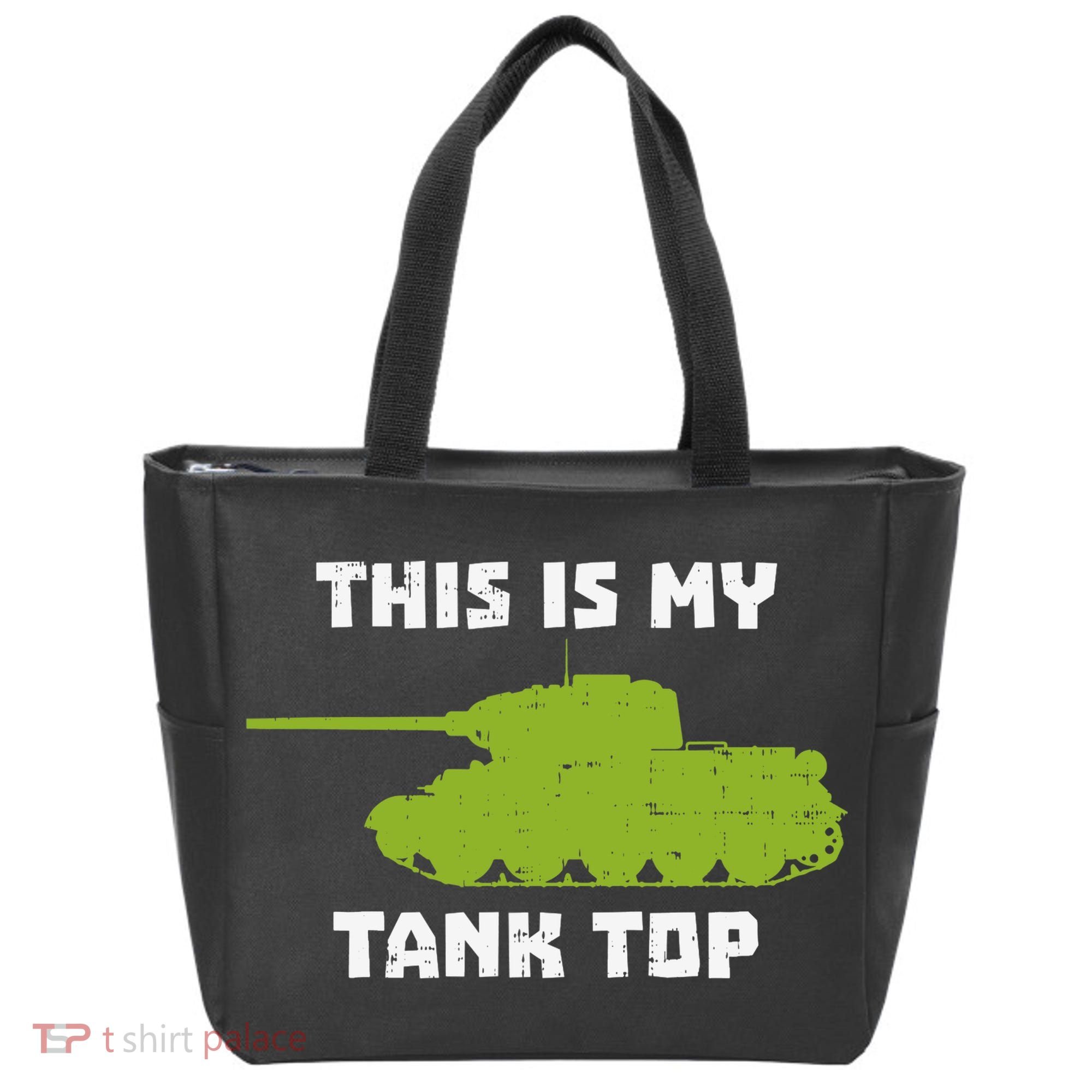 This Is My Tank Top Funny Military Army Tote Bag