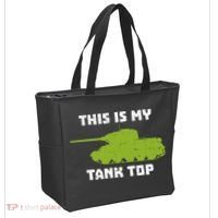 This Is My Tank Top Funny Military Army Tote Bag thumb 2
