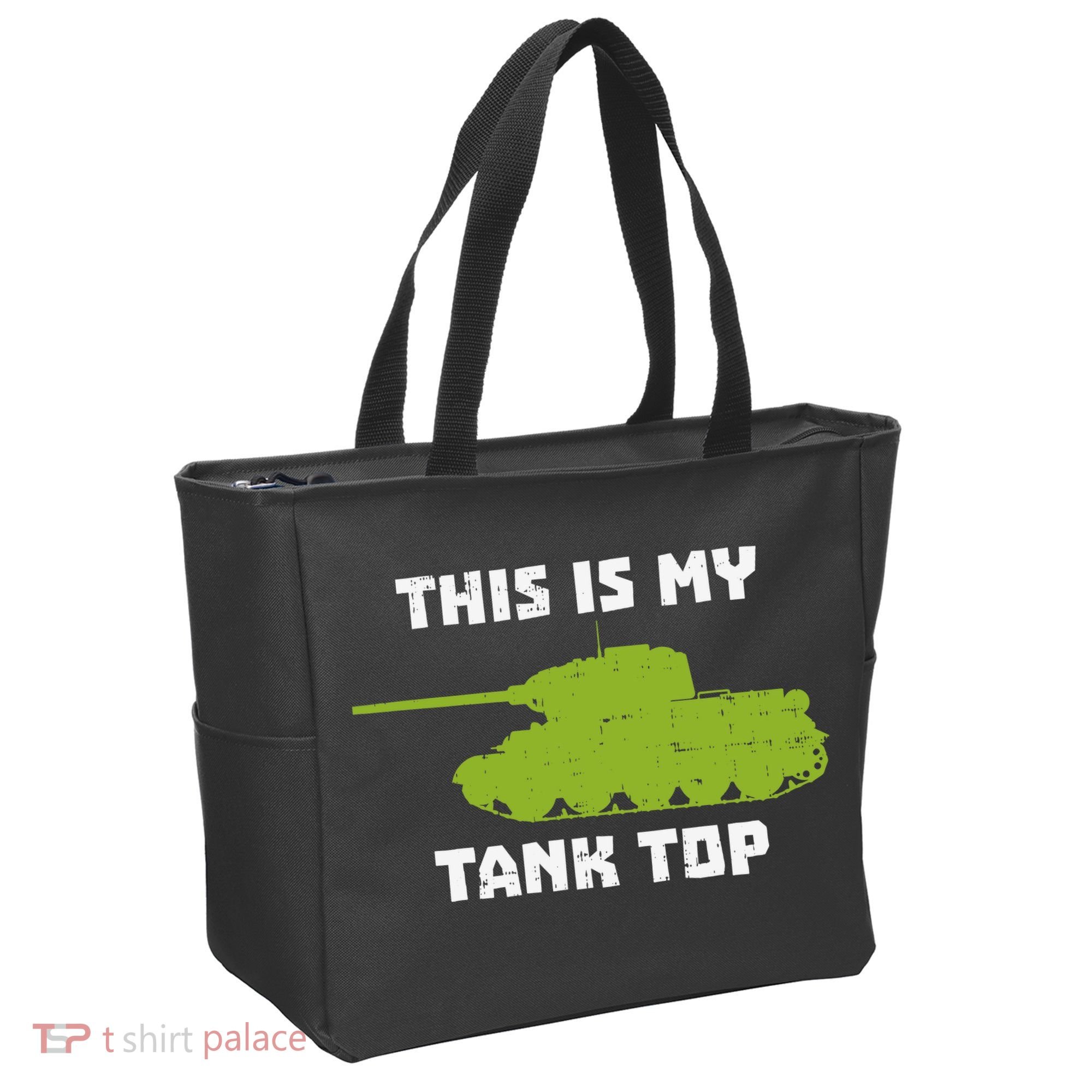 This Is My Tank Top Funny Military Army Tote Bag