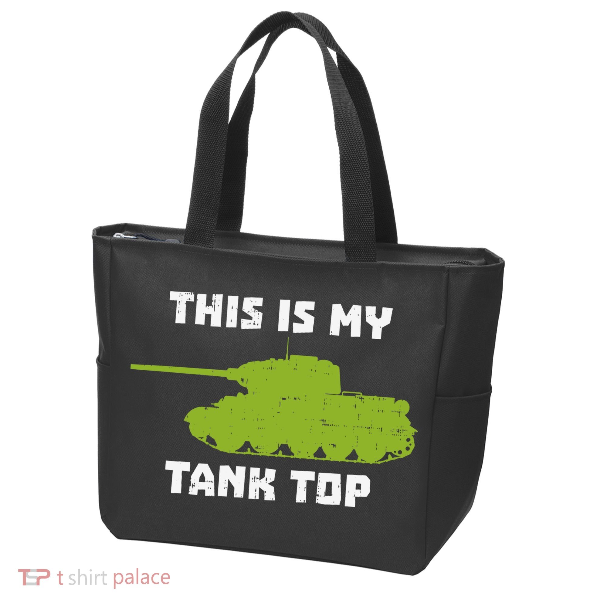 This Is My Tank Top Funny Military Army Tote Bag