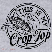 This Is My Crop Top Corn Lover Funny Farmer Farming Women's Sweatshirt thumb 2