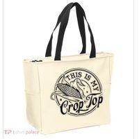 This Is My Crop Top Corn Lover Funny Farmer Farming Tote Bag thumb 2