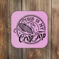This Is My Crop Top Corn Lover Funny Farmer Farming Coaster thumb 0