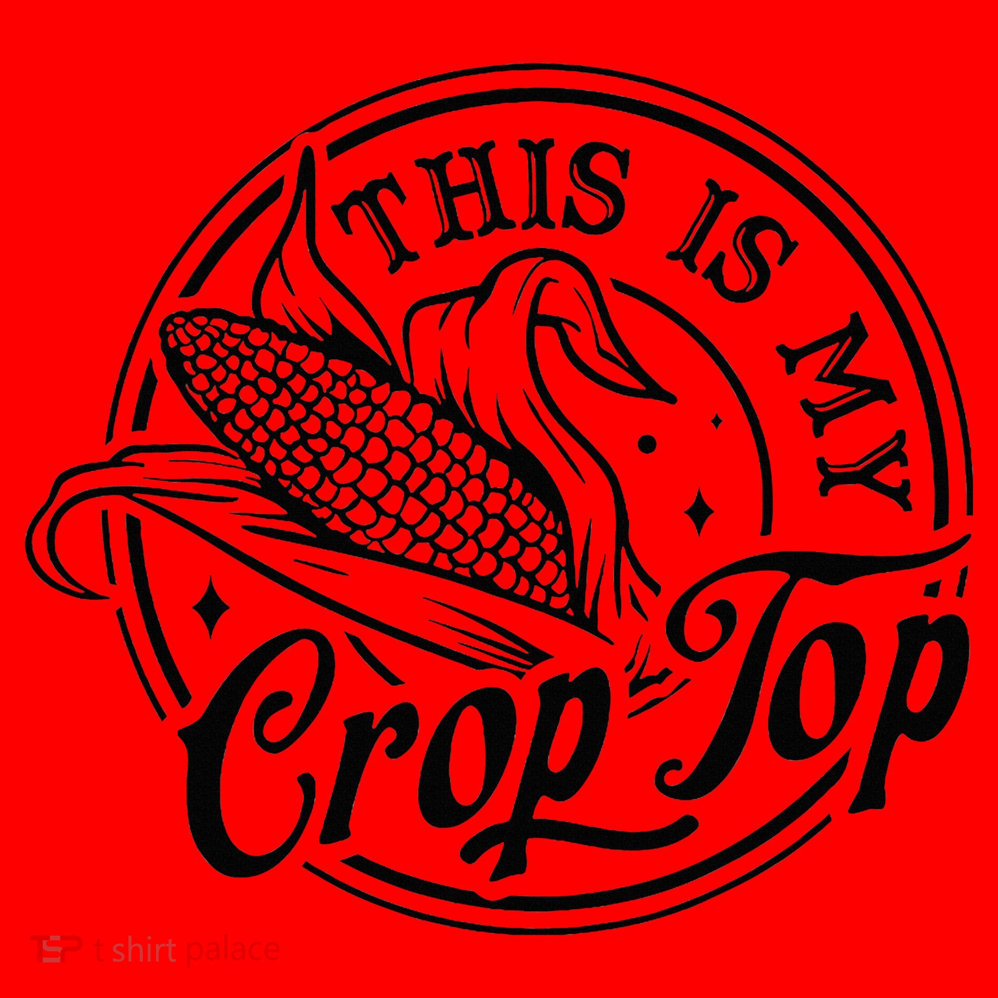 This Is My Crop Top Corn Lover Funny Farmer Farming Santa Hat