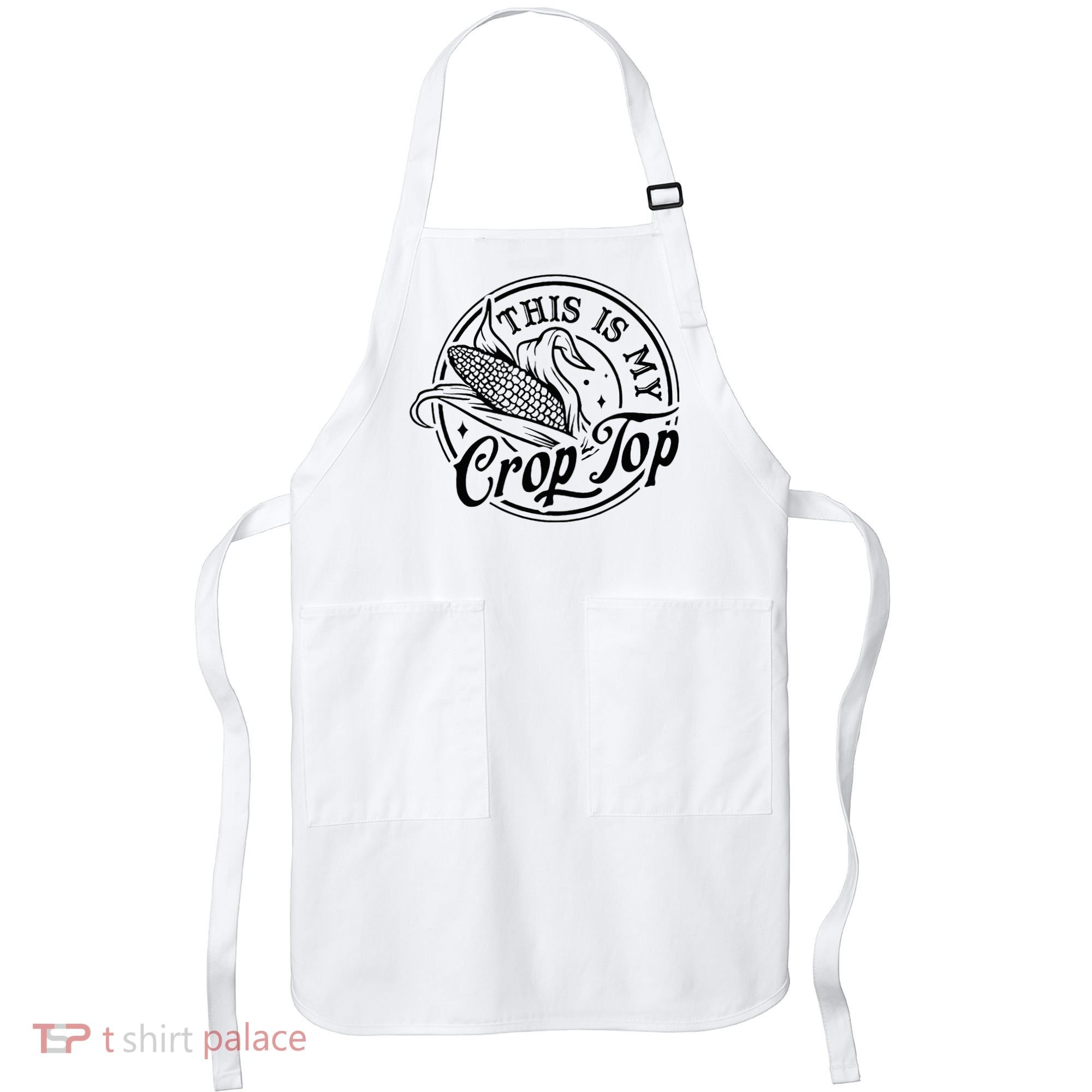 This Is My Crop Top Corn Lover Funny Farmer Farming Apron