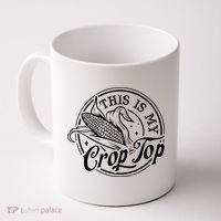 This Is My Crop Top Corn Lover Funny Farmer Farming Coffee Mug thumb 0