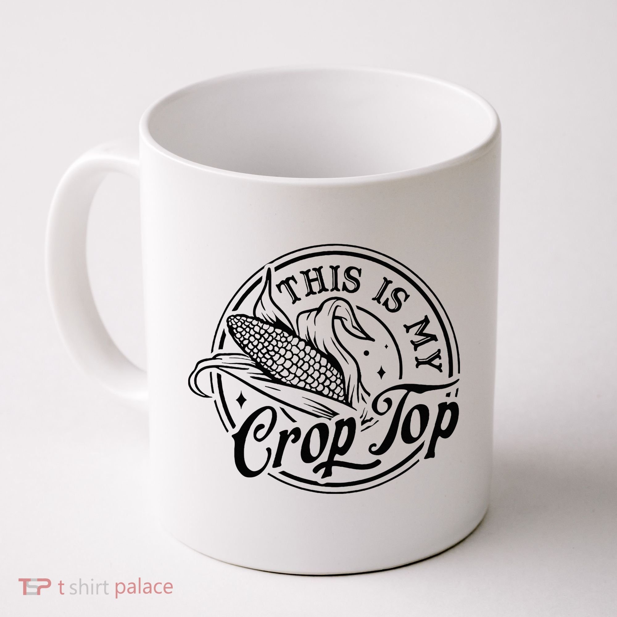 This Is My Crop Top Corn Lover Funny Farmer Farming Coffee Mug