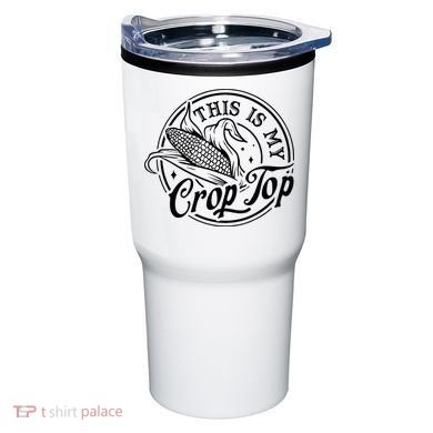 This Is My Crop Top Corn Lover Funny Farmer Farming Tumbler