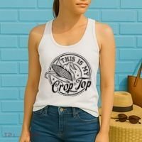 This Is My Crop Top Corn Lover Funny Farmer Farming Women's Tank Top thumb 2
