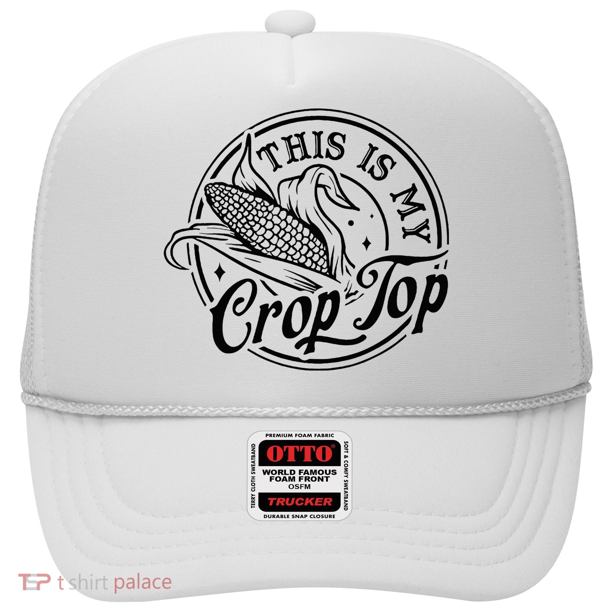 This Is My Crop Top Corn Lover Funny Farmer Farming Hat