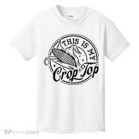 This Is My Crop Top Corn Lover Funny Farmer Farming Kids T-Shirt thumb 0