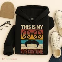 This Is My 70s Costume 70 Styles Men 70s Disco 1970s Outfit Hoodie thumb 4
