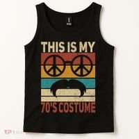 This Is My 70s Costume 70 Styles Men 70s Disco 1970s Outfit Tank Top thumb 2