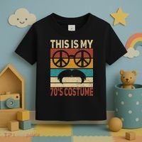 This Is My 70s Costume 70 Styles Men 70s Disco 1970s Outfit Toddler T-Shirt thumb 3