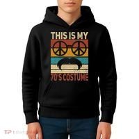 This Is My 70s Costume 70 Styles Men 70s Disco 1970s Outfit Kids Hoodie thumb 4