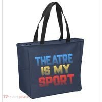 Theatre Is My Sport Funny Theater Gift Actor Actress Tote Bag thumb 2