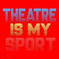 Theatre Is My Sport Funny Theater Gift Actor Actress Santa Hat thumb 1