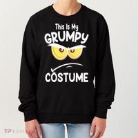 This Is My Grumpy Costume Funny Halloween Women's Sweatshirt thumb 0