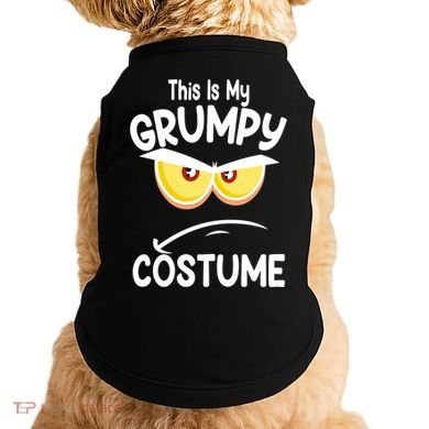 This Is My Grumpy Costume Funny Halloween Doggie Tank