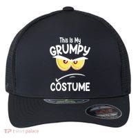 This Is My Grumpy Costume Funny Halloween Flexfit Unipanel Trucker Cap thumb 0