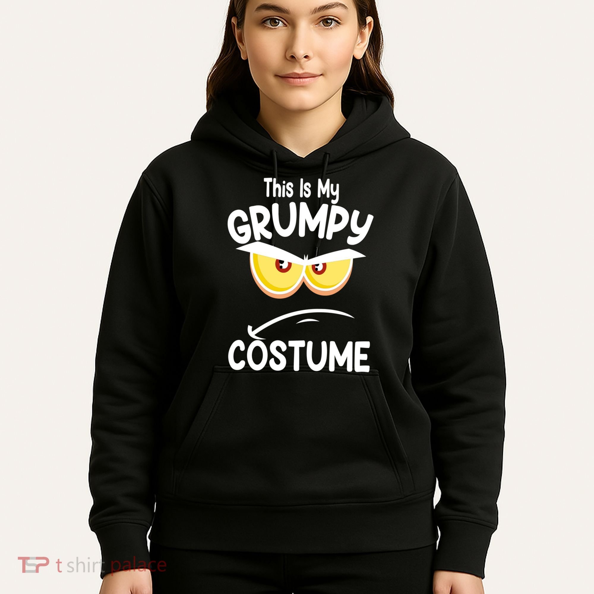 This Is My Grumpy Costume Funny Halloween Hoodie