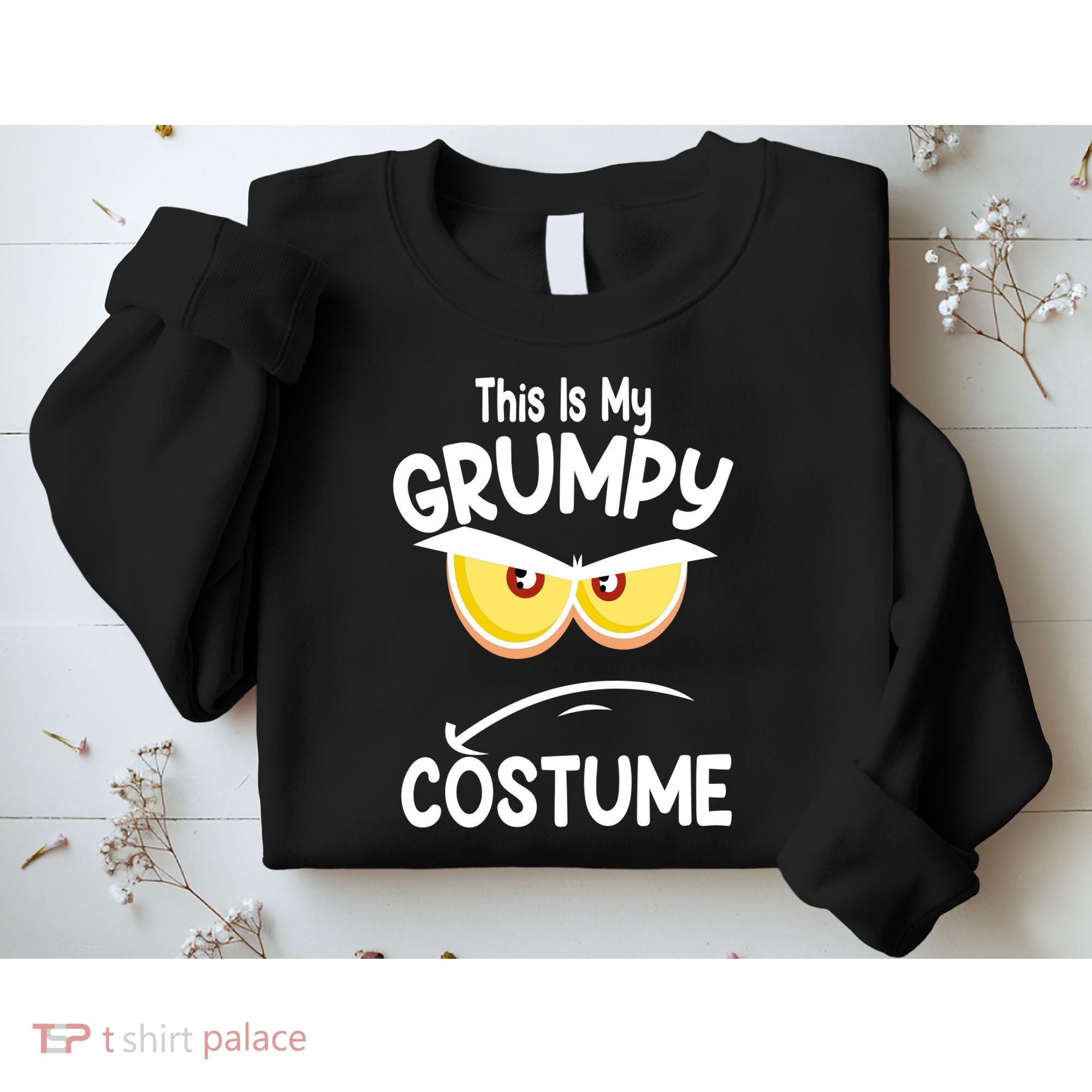 This Is My Grumpy Costume Funny Halloween Sweatshirt
