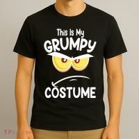 This Is My Grumpy Costume Funny Halloween T-Shirt thumb 3