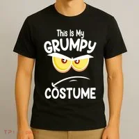 This Is My Grumpy Costume Funny Halloween T-Shirt thumb 3