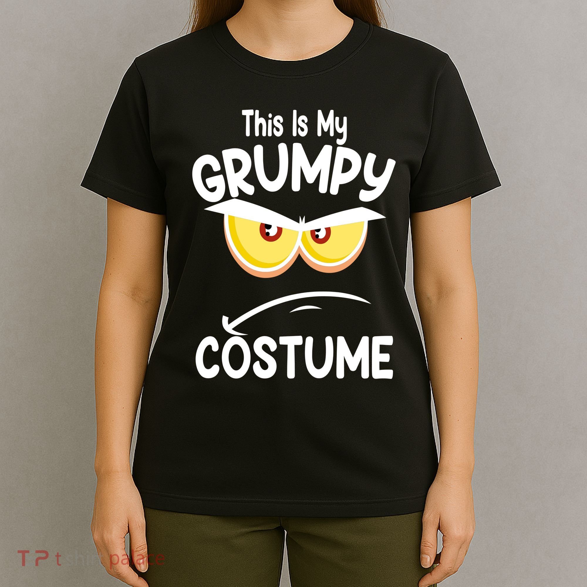 This Is My Grumpy Costume Funny Halloween T-Shirt