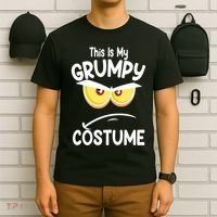 This Is My Grumpy Costume Funny Halloween T-Shirt thumb 6